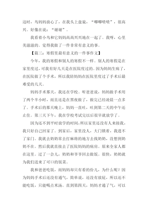最有意义的事作文.docx