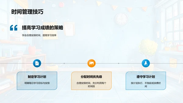 五年级学习习惯讲解PPT模板