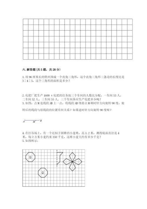 北师大版数学六年级下册期末测试卷【精练】.docx