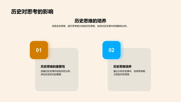 历史学科的力量PPT模板