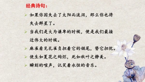 九年级语文上册第一单元 名著导读《艾青诗选》课件