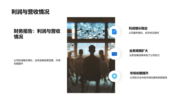 公司年度发展报告PPT模板
