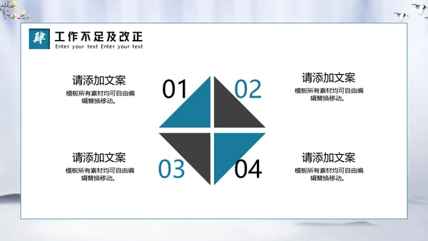 微笑服务从心开始物业公司通用PPT模板