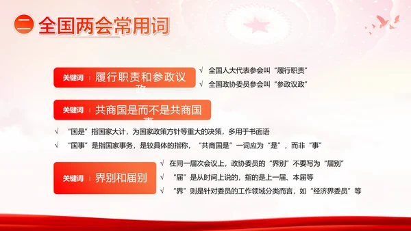 全国两会精神两会常识两会看点两会政府工作报告PPT
