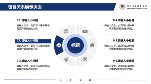 厦门大学嘉庚学院论文答辩通用ppt模板