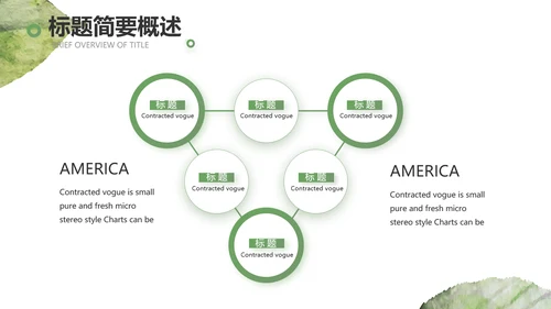 绿色小清新工作计划总结汇报PPT