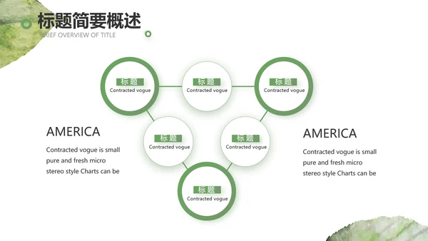 绿色小清新工作计划总结汇报PPT