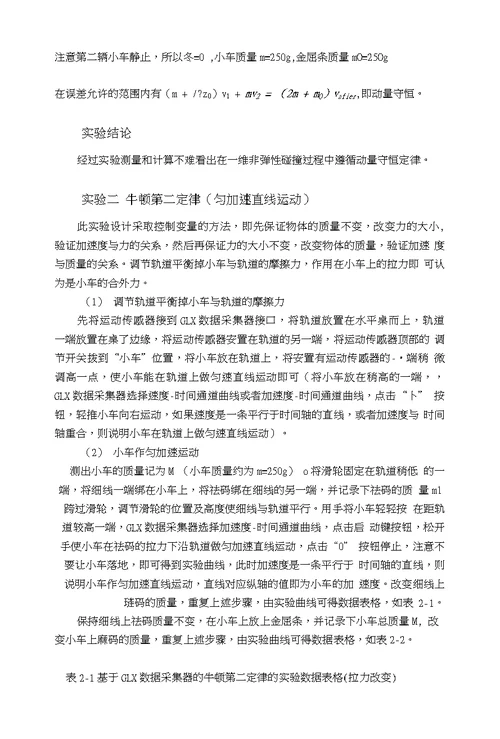 基于GLX的力学与运动传感器实验