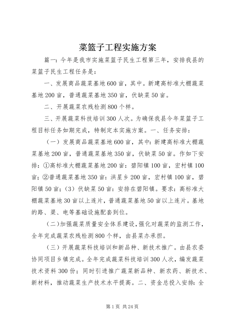 菜篮子工程实施方案.docx