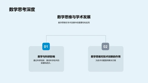 数学思维的培养方法PPT模板