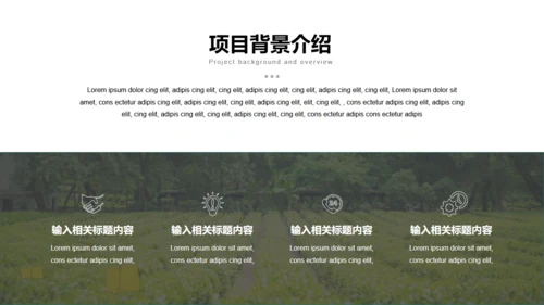 美丽乡村旅游项目乡村旅游通用PPT模板