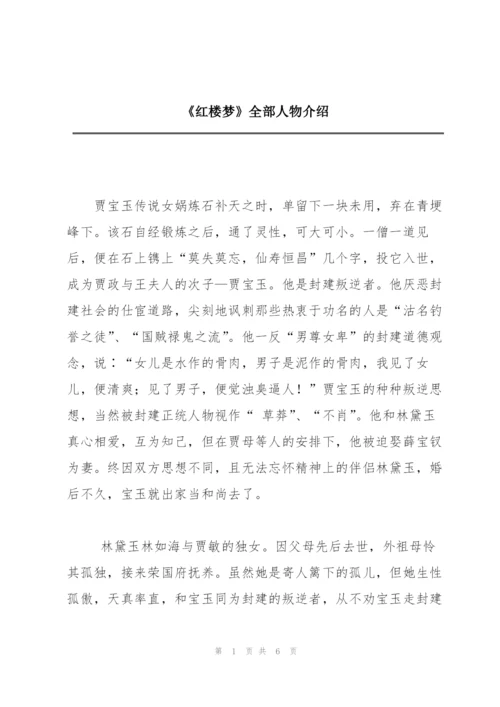 《红楼梦》全部人物介绍.docx