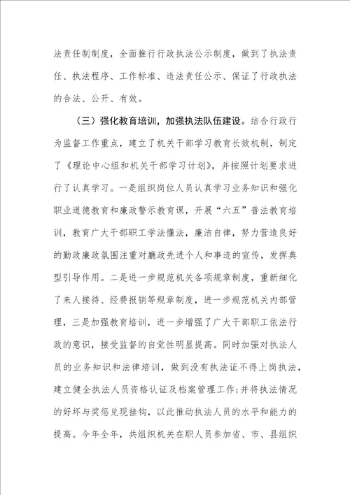 某年工信局依法行政年终工作总结