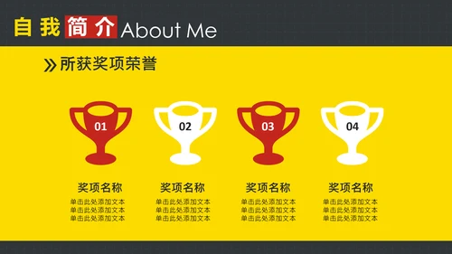 欧美时尚创意个人简历求职竞聘PPT模板
