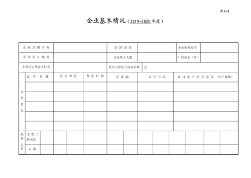 编号01 企业基本情况、安全组织机构台账.docx