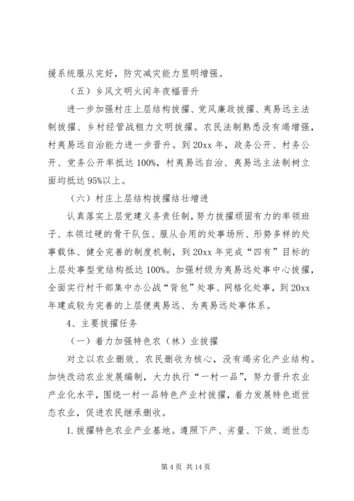 村扶贫的年度工作计划.docx