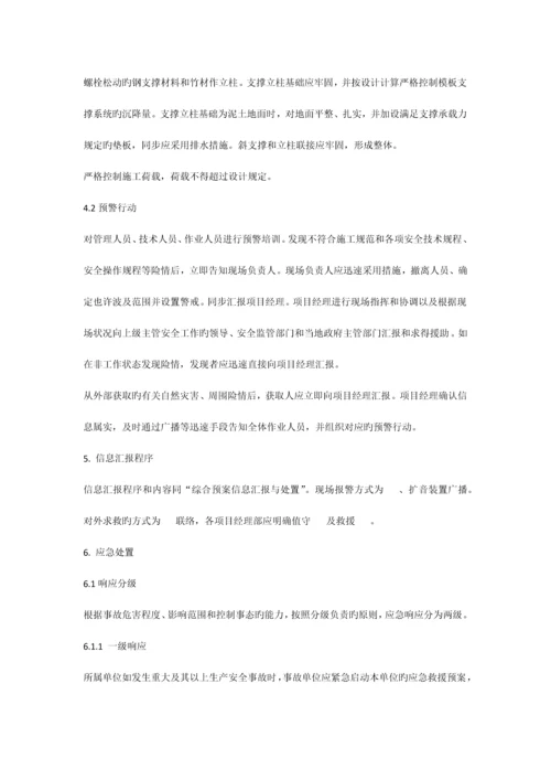 2023年坍塌事故专项应急预案.docx