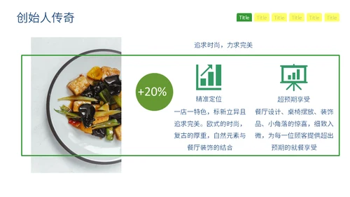 绿色清新风格企业介绍通用PPT模板