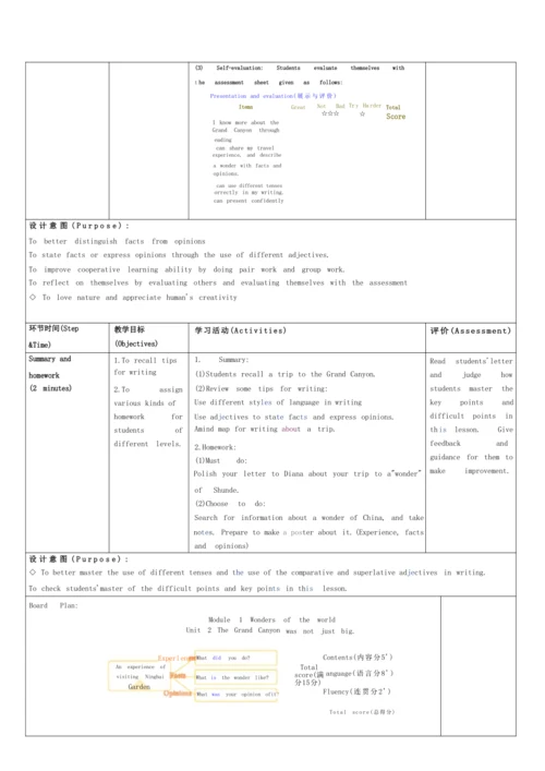 Module 1 Wonders of the world单元整体教学设计（外研版九年级上册）