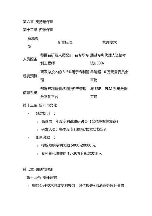 通用公司专利管理制度