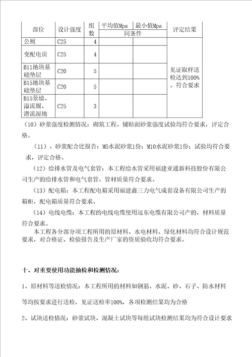 公园竣工验收工程质量监理评估报告