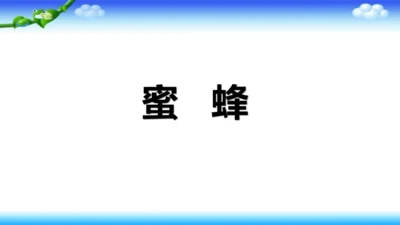 14《蜜蜂》课件