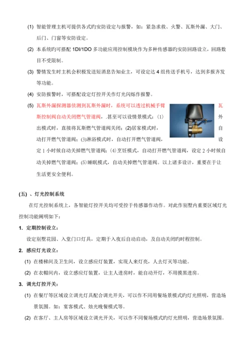 别墅智能家居系统专题方案.docx