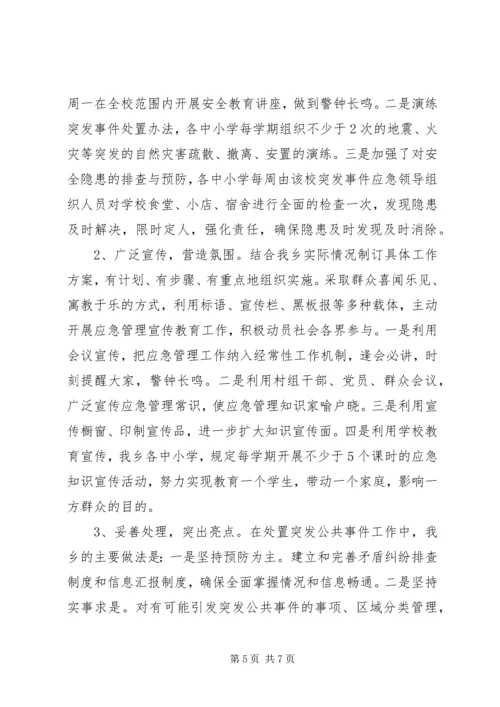 乡镇年度应急管理工作总结_1.docx