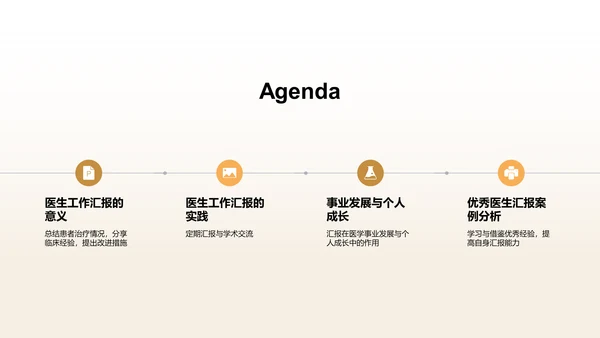 橙色摄影风医生工作汇报PPT模板