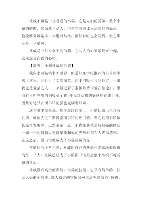小猫杜威读后感-2.docx