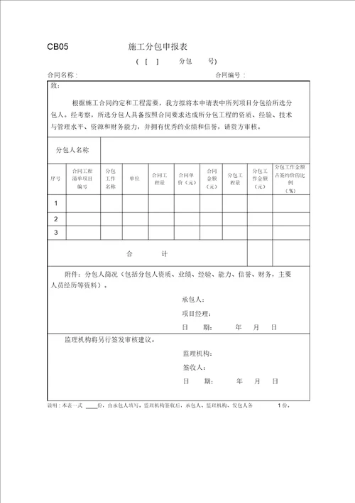 水利工程监理规范表格施工