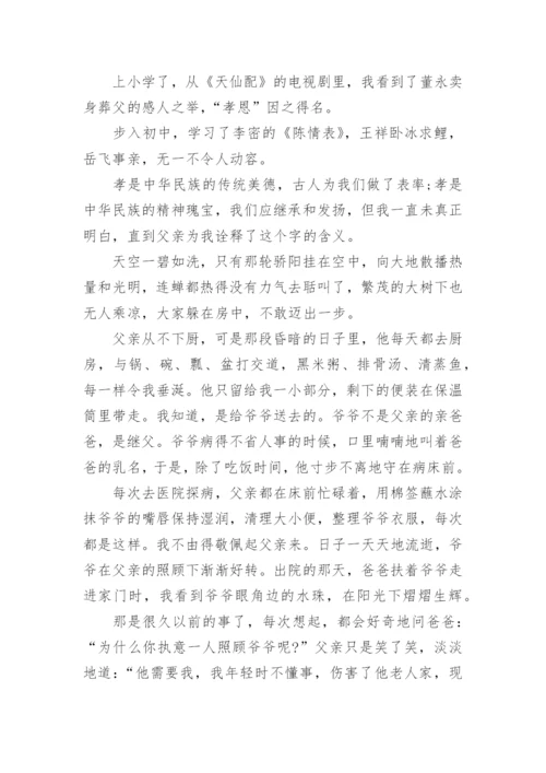 传承议论文高三800字范文.docx