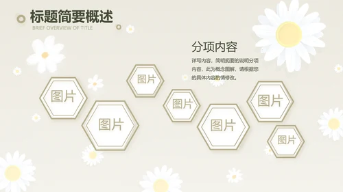 手绘淡雅小清新工作报告动态PPT