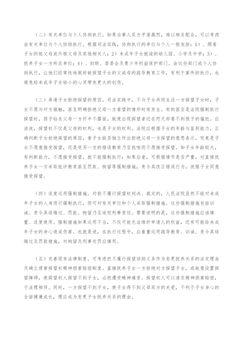 探望权法律问题探讨.docx