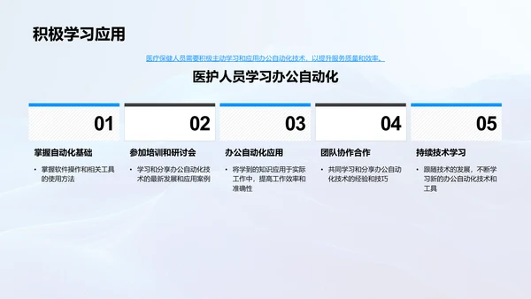 医疗办公自动化PPT模板
