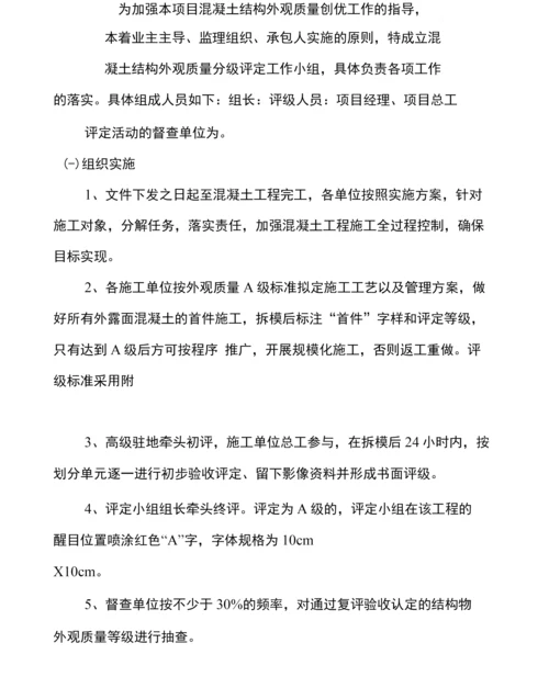 混凝土外观分级评定办法.docx