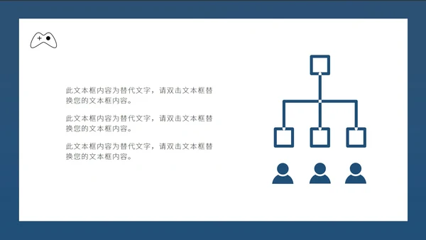 蓝色科技风游戏联合合作策划方案PPT模板