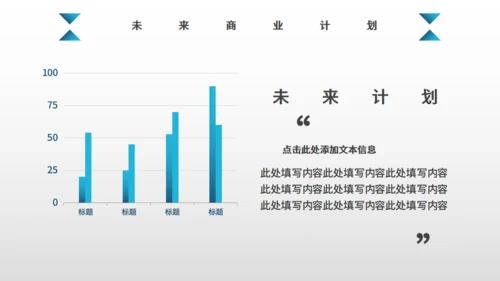 蓝色大气科技风商业计划书通用PPT模板
