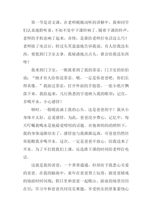 关于爸爸的作文800字.docx