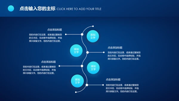 蓝色科技2020年终总结新年计划述职报告PPT