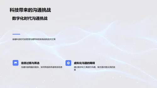 金融科技助力管理沟通