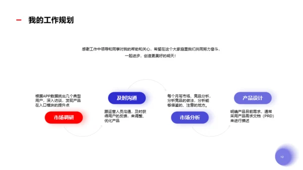 蓝色简约互联网通讯工作总结PPT案例