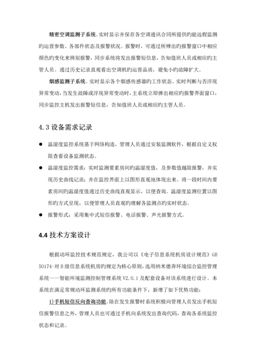 机房综合监控系统专题方案.docx