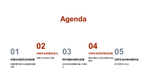 四年级中国文化解读