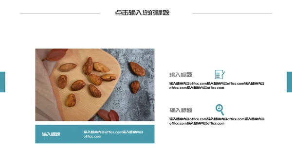 坚果干果食品企业宣传大杏仁通用PPT模板