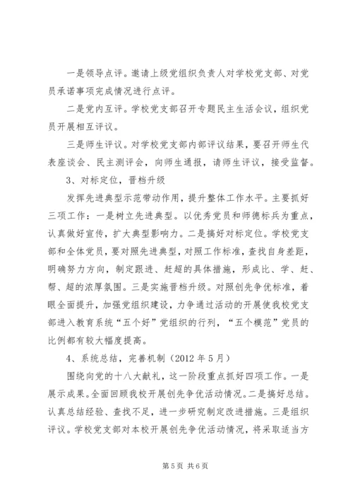 育红小学争先创优活动实施方案.docx