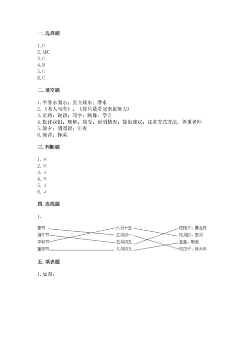 2022部编版三年级上册道德与法治期末测试卷【各地真题】.docx