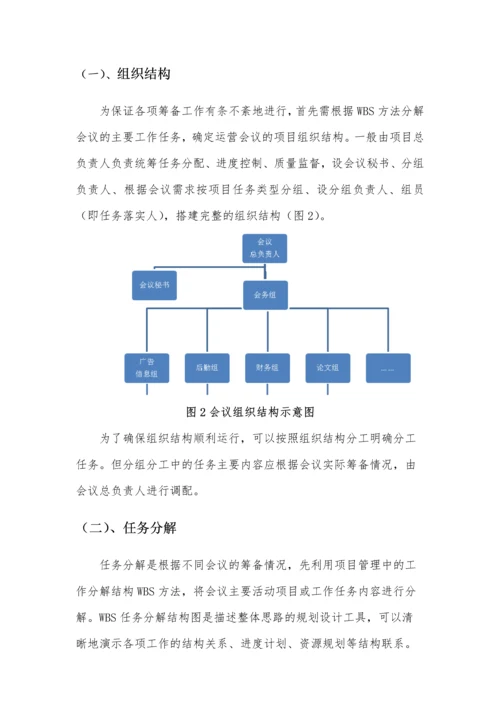 项目管理在大型学术会议中的应用.docx