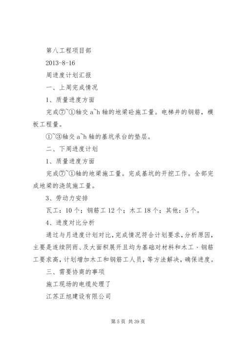 文熙楠苑18X17X16X周进度计划汇报1.docx
