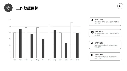 黑白极简线条转正述职报告工作总结PPT
